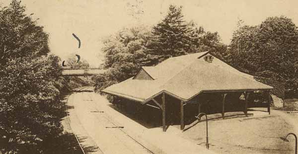 Railroad Station, Chestnut Hill, Massachusetts