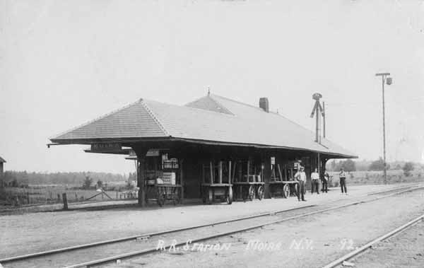 Railroad Station, Moira, New York