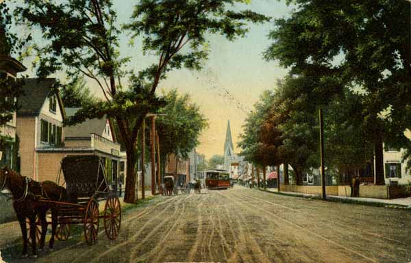 Main Street looking North, Laconia, New Hampshire