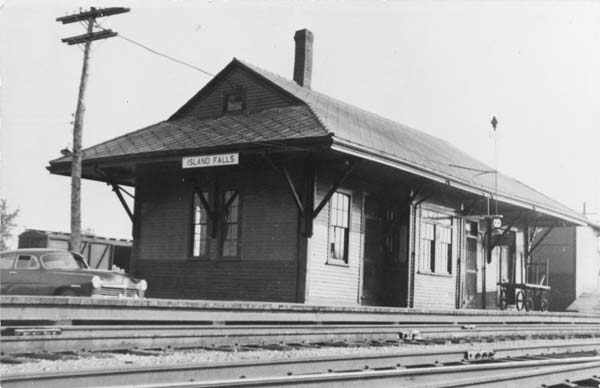 Railroad Station, Island Falls, Maine