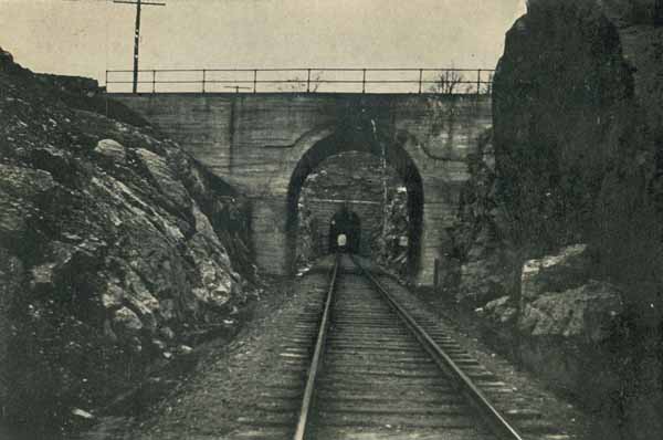 View of Railroad Tunnel, Clinton, Massachusetts