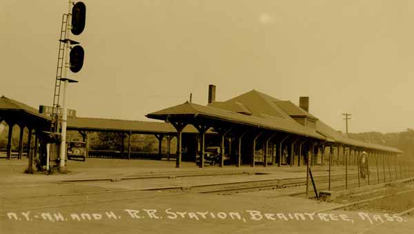 New York, New Haven & Hartford Railroad Station, Braintree, Massachusetts