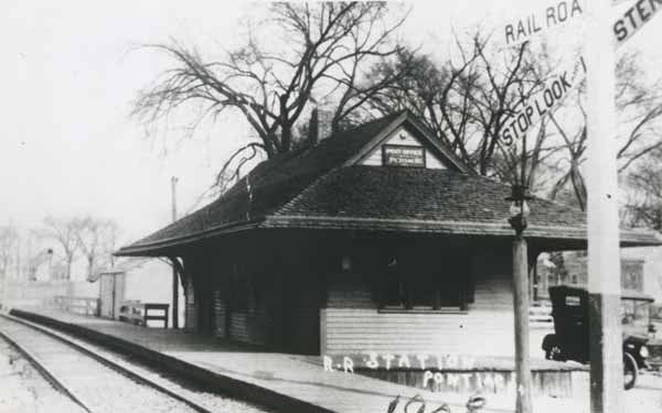 Railroad Station, Pontiac, Rhode Island