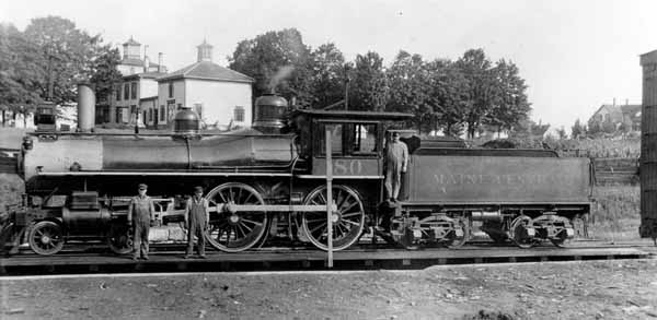 Maine Central Railroad #80 at Skowhegan, Maine