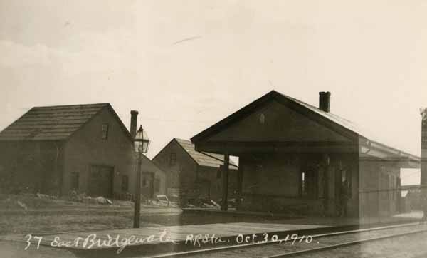 East Bridgewater Railroad Station, October 30, 1910