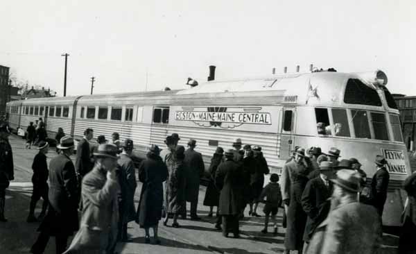 Boston & Maine Railroad #6000, The Flying Yankee, at Nashua