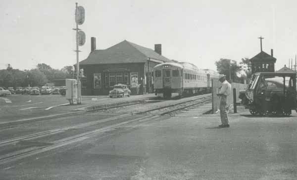 New Haven Railroad at Braintree, Massachusetts