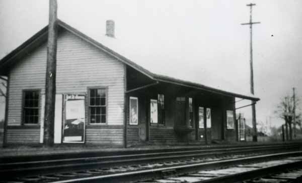 Postcard: Railroad Station, West Mansfield, Massachusetts | Railroad ...