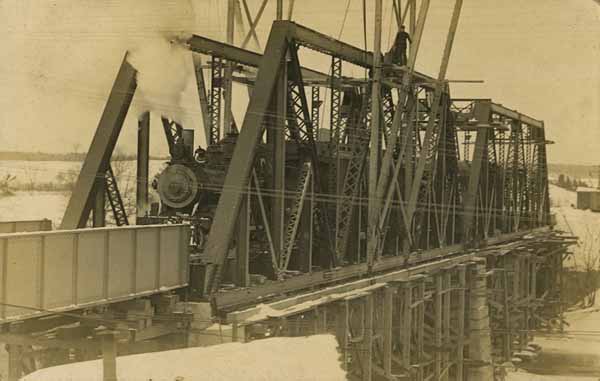Bridge Construction, Woodstock, New Hampshire