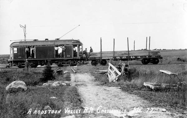 Aroostook Valley Railroad, Crouseville, Maine