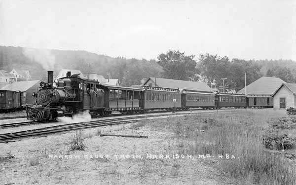 Narrow Gauge Train, Harrison, Maine