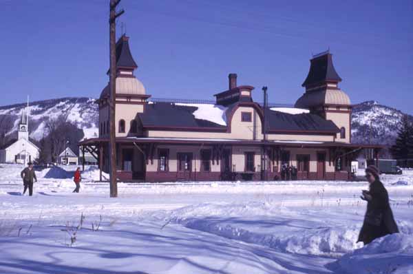 Boston & Maine Railroad station at North Conway, New Hampshire