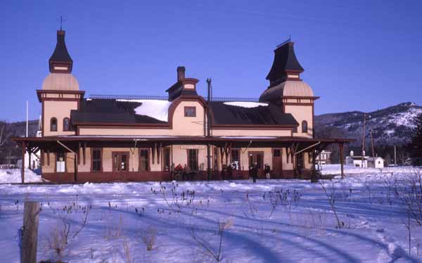 Boston & Maine Railroad station at North Conway, New Hampshire