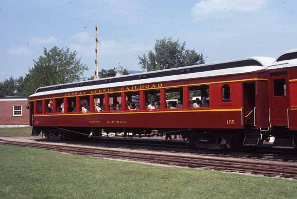 Conway Scenic Railroad #155, the Mount Surprise