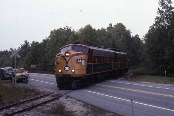 Conway Scenic Railroad #6516 at Twin Mountain