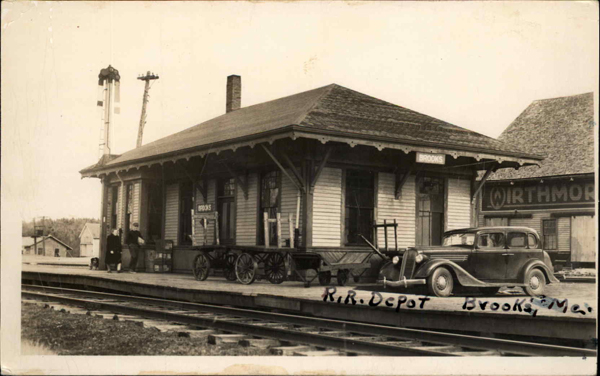 Railroad Depot, Brooks, Maine