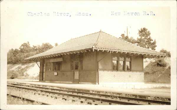 Charles River, Massachusetts. New Haven Railroad