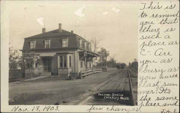 Railroad Station, Chartley, Massachusetts