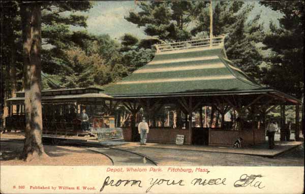 Depot, Whalom Park. Fitchburg, Massachusetts