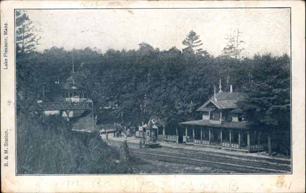 Boston & Maine Station. Lake Pleasant, Massachusetts