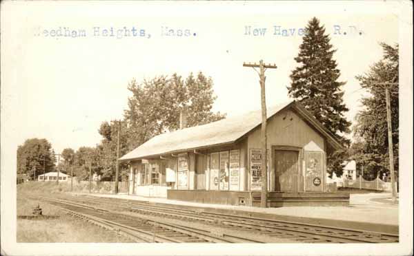 Needham Heights, Massachusetts. New Haven Railroad