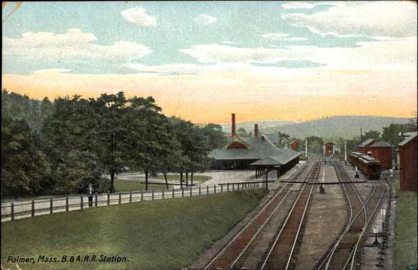Palmer, Massachusetts. Boston & Albany Railroad Station