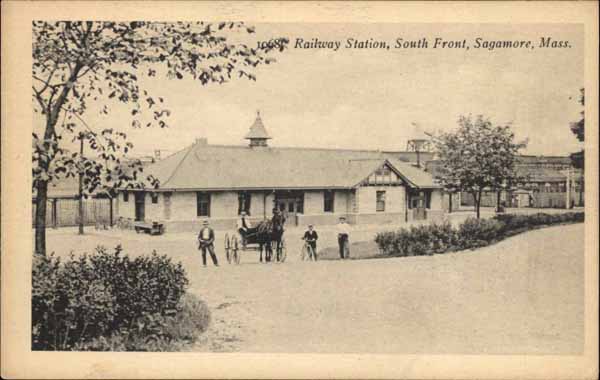 Railway Station, South Front, Sagamore, Massachusetts