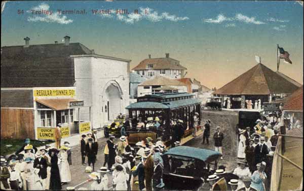 Trolley Terminal, Watch Hill, Rhode Island