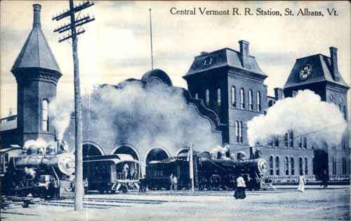 Central Vermont Railroad Station, St. Albans, Vermont