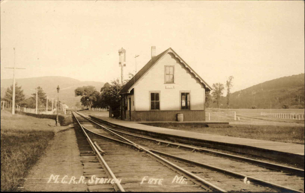 Maine Central Railroad Station, Frye, Maine