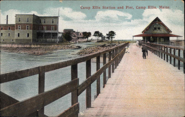 Camp Ellis Station and Pier, Camp Ellis, Maine
