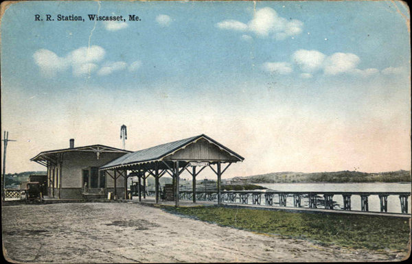 Railroad Station, Wiscasset, Maine
