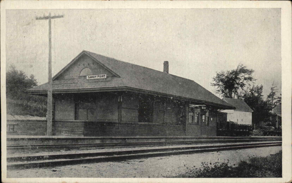 Railroad Station, Sandy Point, Maine