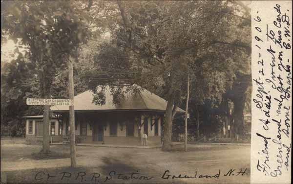 Concord & Portsmouth Railroad Station, Greenland, New Hampshire