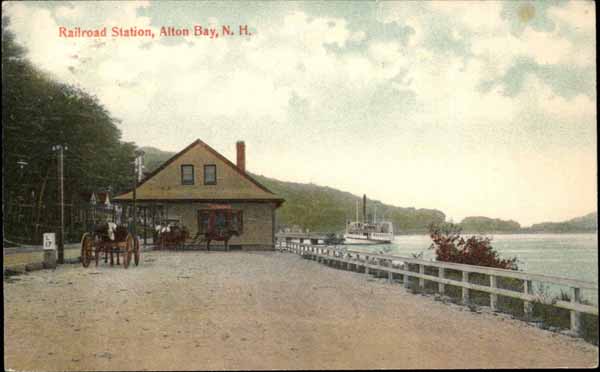 Railroad Station, Alton Bay, New Hampshire