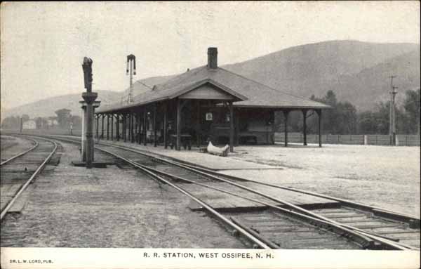 Railroad Station, West Ossipee, New Hampshire
