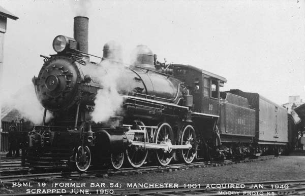 Belfast & Moosehead Lake #19, former Bangor & Aroostook #54