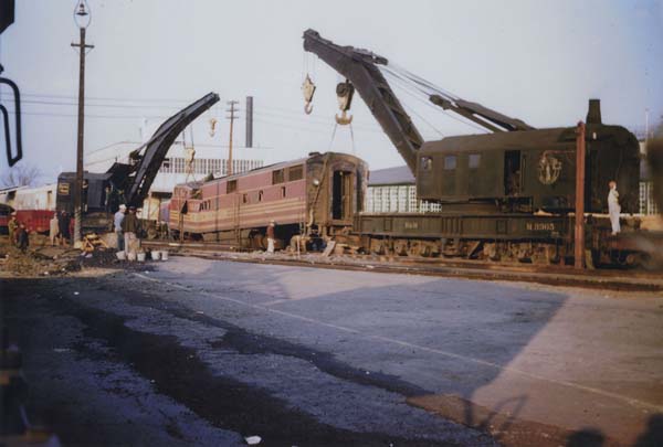 Boston & Maine wreck of the Red Wing at Nashua